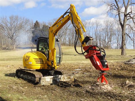 mini excavator logging|excavator mounted tree grinder.